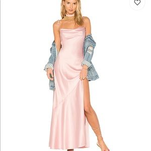NWT Privacy Please Pink Silk Prom Bridesmaid Dress